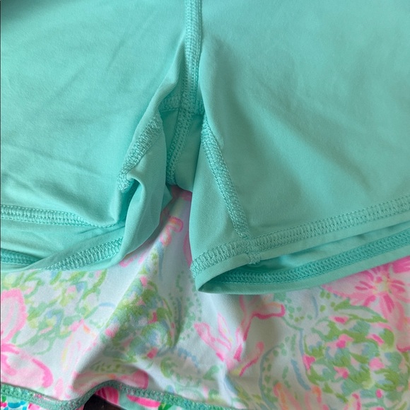 5-EUC Lilly Pulitzer Luxletic Corrine Skort “So Shellegant" print women’s size S - Picture 3 of 4